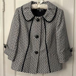 Classiques Entier black and cream blazer